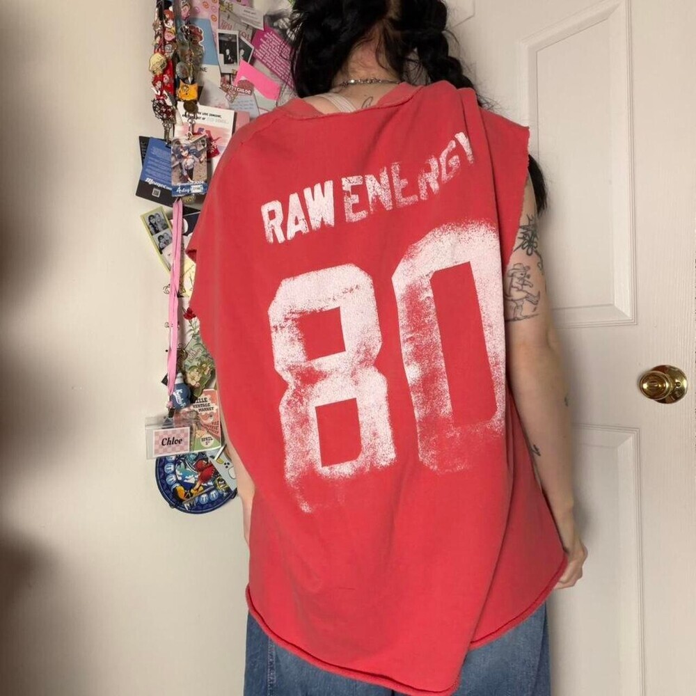 Zara Red Raw Energy Jersey 76 C 8 - Picture 2 of 5